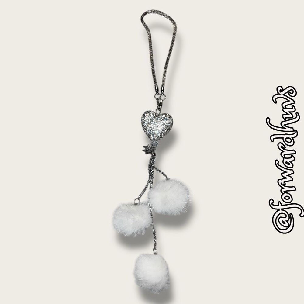 Bundle Sale 3 for $15 | Rhinestone Heart Purse Charm – Star Charm & Pom-Poms